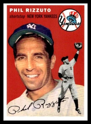 2019 Topps Update ICR-20 Phil Rizzuto Iconic Card Reprints New York Yankees Card - Image 1 of 2