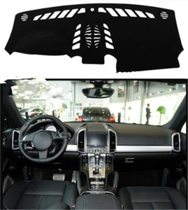 Für Porsche Cayenne 2011–2015 Auto Armaturenbrett Abdeckmatte Abdeckung Schwarz - Picture 1 of 3