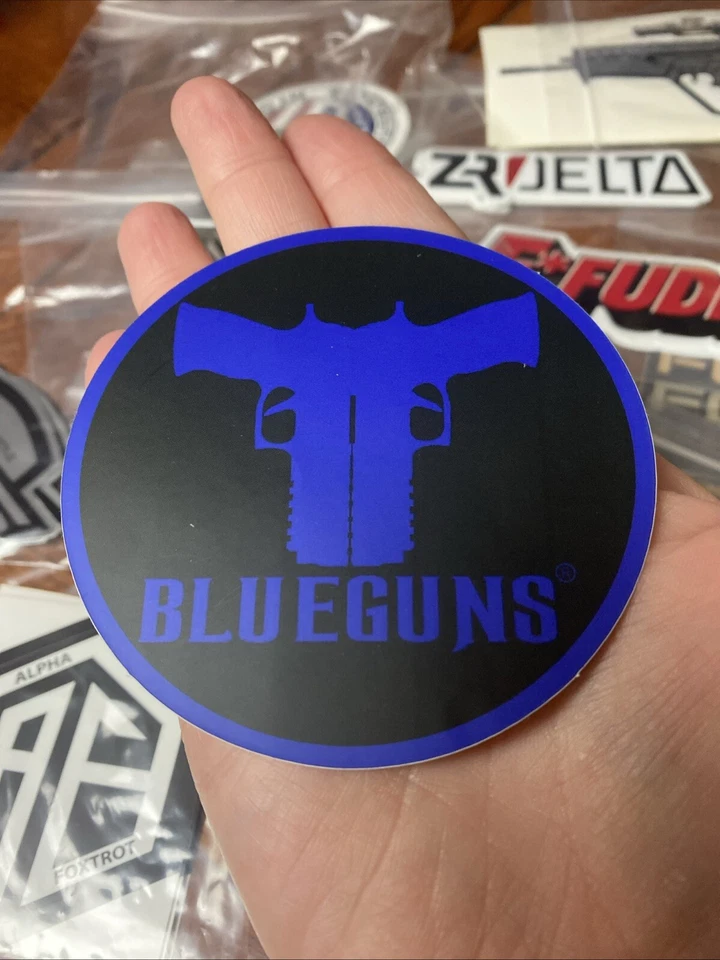 NEW 2025 SHOT SHOW GLOCK Blueguns Tactical Decal Military Police Handguns Guns - Image 1 of 1