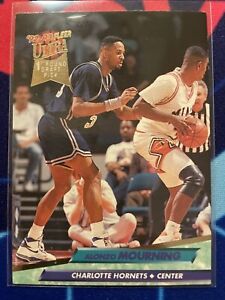 Alonzo Mourning 1992-93 Fleer Ultra #193 Basketball Rookie Card HORNETS