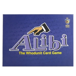 ALIBI Card Game The Whodunit Game - Can you solve the mystery? Mayfair Games - Picture 1 of 2