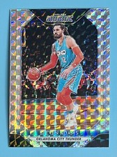 2018-19 Panini Prizm Steven Adams Mosaic Silver Prizm #91 Oklahoma City Thunder