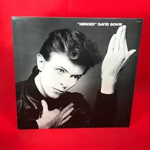DAVID BOWIE Heroes 1977 Italy vinyl LP + INSERT Robert Fripp Brian Eno original - Picture 1 of 5