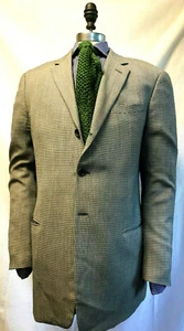 ARMANI COLLEZIONI Made In Italy Mens Sport Coat Blazer BEIGE 42R 3 ROLL 2 * - Picture 1 of 11