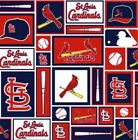 Cotton St Louis Cardinals MLB Baseball Sports Team Fabric Print BTY D159.59