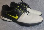 Men's Nike Air Rival III 3 White Black Green Golf Shoes 628533-100 Size 9