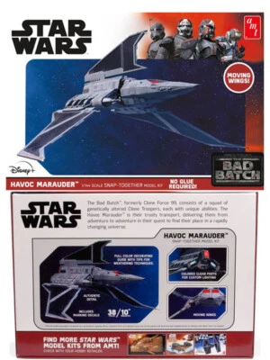AMT Star Wars The Bad Batch Havoc Marauder 1/144 Scale Model Kit New In Stock - Image 1 of 4