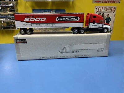 SpecCast Limited Edition Die Cast Freightliner C120 Semi Trailer Collector Bank - Image 1 of 4