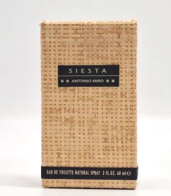 ❤️SIESTA Antonio Miró, eau de toilette 2 Fl.oz.60 ml,myrurgia,1996" - image 1 of 4