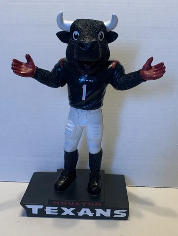 Houston Texans Indoor / Outdoor 12" Garden Statue Team Mascot Fan Figure Cover