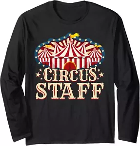 Circus Staff Shirt - Circus Party Shirt - Circus Staff Long Sleeve T-Shirt - Picture 1 of 7