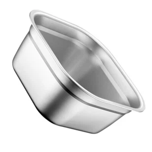 Multifunctional Square Vegetable Wash Basin Stainless Steel Bathroom Vegetables - Picture 1 of 12