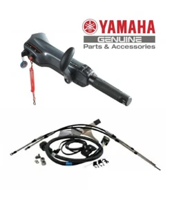 YAMAHA F50 F60 F70 Tiller Handle & Fitting Kit 6X4-42102-24-00 6X4-42103-5C-00 - Picture 1 of 1