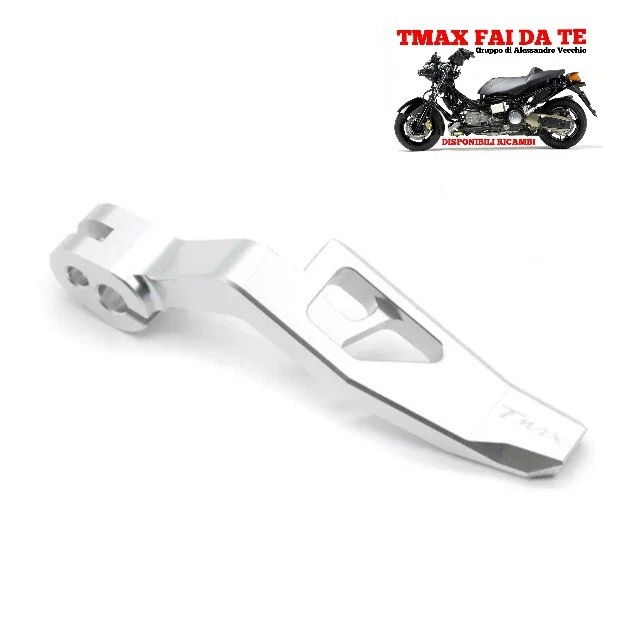 LEVA FRENO A MANO TMAX T-MAX 500 530 560 ERGAL ARGENTO - Immagine 1 di 1