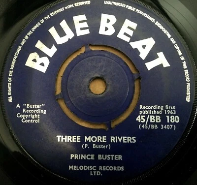 PRINCE BUSTER ~ Three More Rivers / African Blood ~ BLUE BEAT BB180  LISTEN - Image 1 of 4