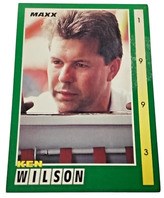 1993 Maxx #163, Ken Wilson, Crew Chief, Winston Cup Series, Ungraded - Image 1 of 2