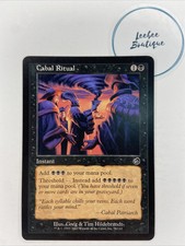 CABAL RITUAL #51 Common Torment 2002 Black MTG Magic the Gathering Played