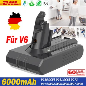 6400mAh Akku Für Dyson V6 DC58 DC59 DC61 DC62 DC72 SV03 SV06 SV09 21.6V Batterie - Bild 1 von 11