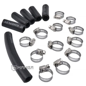 Upgrade NBR Turbo Coolant Line Repair Hose For BMW S63 M5 M6 F06 F10 F12 F13 - Picture 1 of 5