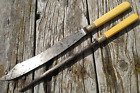 Antique Carving Set Knife Sharpening Steel Geo H. Cowen Sheffield England