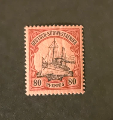 Stamps German South West Africa Scott #21 hinged - Image 1 of 2