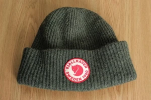 FJALLRAVEN 1960 Logo Sombrero Grueso Lana Puños Gorro Unisex Talla Única - Imagen 1 de 6
