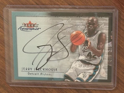 2000-01 Fleer Tradition Autographics Jerry Stackhouse Auto Signature Pistons - Image 1 of 2