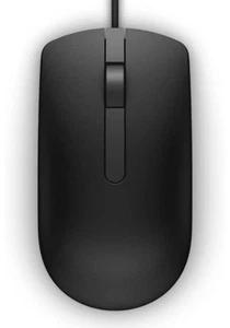 Dell MS116 - Mouse - Optical - 2 Buttons - Wired - USB - Black - Picture 1 of 5