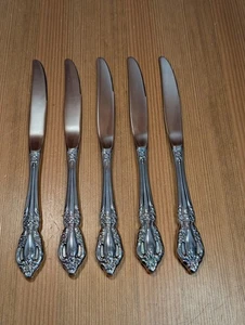 Menge 5 Oneida Raphael Edelstahl 9" Esstisch Messer Set-EUC - Bild 1 von 8