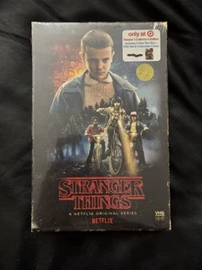 Stranger Things Season 1 (2 Blu-Ray 2 DVD Combo) Target Exclusive VHS Case NEW! - Picture 1 of 6