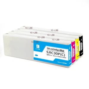4*300ML/PC SJIC30P kompatible Tintenpatrone mit Tinte für Epson C7500G C7500GE - Bild 1 von 3