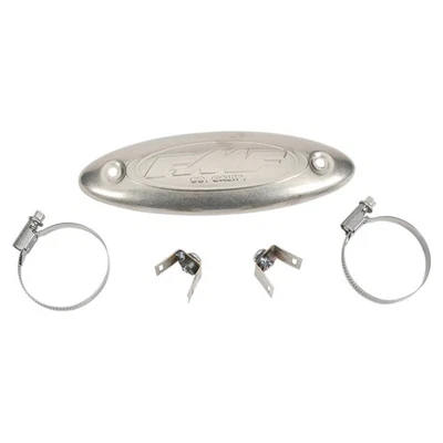 FMF Racing 040230 Universal Header Heat Shield Titanium - Image 1 of 2