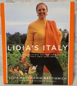 Lidia's Italy Lidia Bastianich Hardcover Cookbook 2007 1st Edition - Imagen 1 de 2