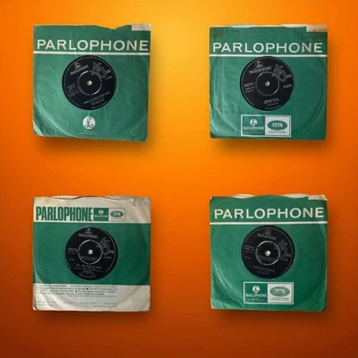 The Beatles - 4x UK Parlophone 7" Singles Job Lot [VG+] 1N/1N A1/B1 A2/B2 - Image 1 of 4