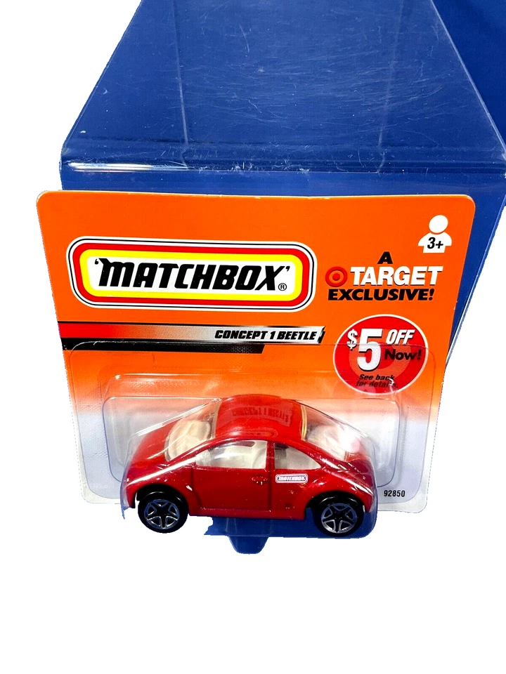 Matchbox 2000 TARGET Red VW Volkswagen Concept Car C9 Mint BubblPak