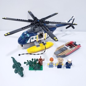 Lego 2015 City Police Helicopter Pursuit 60067 No Box/Manual 99% Complete