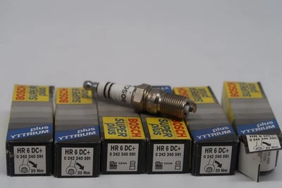 6x Bosch HR6DC+ Zündkerze super plus 0242240591 passt für FORD VOLVO spark plug - Image 1 of 4
