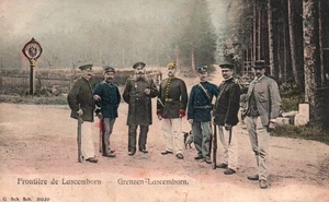 CARTE POSTALE FRONTIERE DE LASCEMBORN - MOSELLE - 57 - GRENZEN LASCEMBORN - Picture 1 of 2