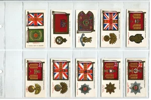 Regimental Standards & Cap Badges 1930 Players Cigarette Cards, Set of 50 Cards - Picture 1 of 10