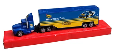 1990 Racing Champions Sunoco Ultra Racing Team Transporter Tractor Trailer - Image 1 of 4