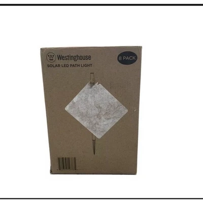 Westinghouse Luces Solares Exterior LED Jardín Camino Iluminación Impermeable 8 Pk Foto 1 de 4