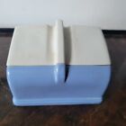 Vintage Hall Westinghouse Refrigerator Dish Delphinium Blue and White