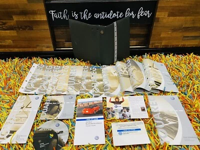 ⭕️ JUEGO MANUAL DEL PROPIETARIO VW VOLKSWAGEN TOUAREG 2004 (JUEGO COMPLETO) + información de navegación Foto 1 de 4