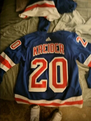 Chris Kreider New York Rangers Adidas Reverse Retro 2.0  Authentic Jersey - Image 1 of 2