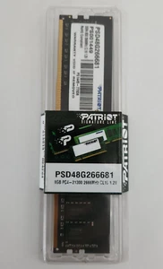 Patriot Signature Line DDR4 8GB 2666MHz #PSD48G266681 UDIMM Memory Module 1.2 V - Picture 1 of 2
