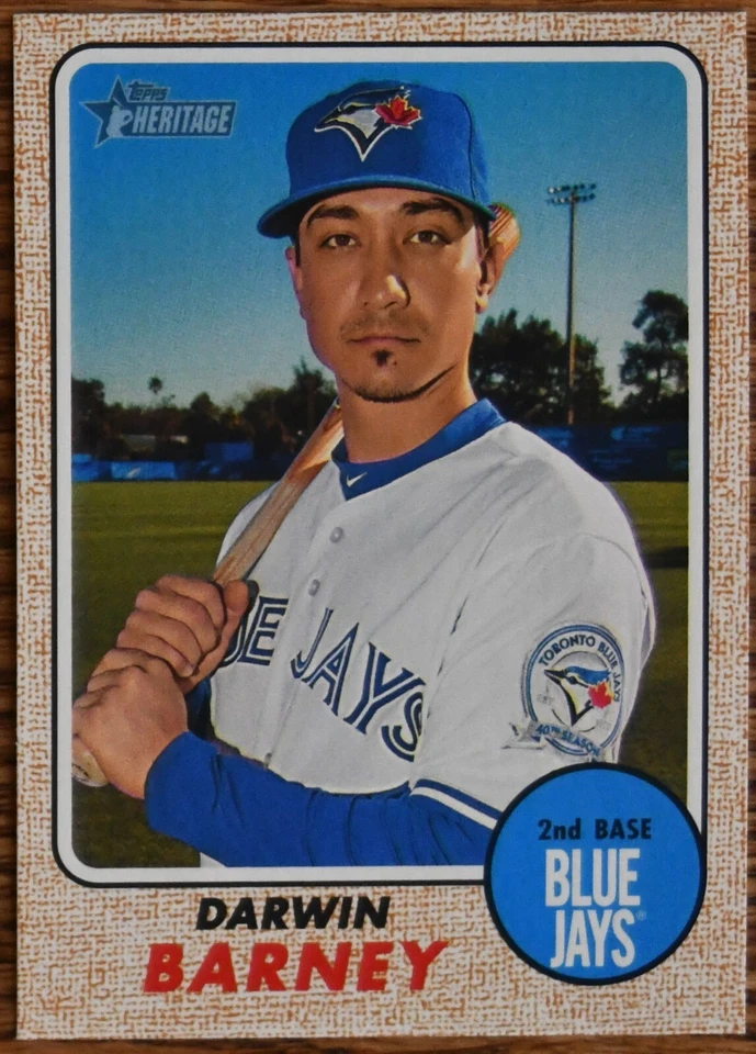 2017 Topps Heritage #312 Darwin Barney Toronto Blue Jays - Image 1 of 1