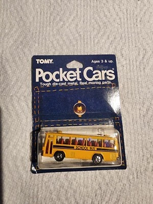 Tomy Pocket Cars School Bus - Image 1 of 2