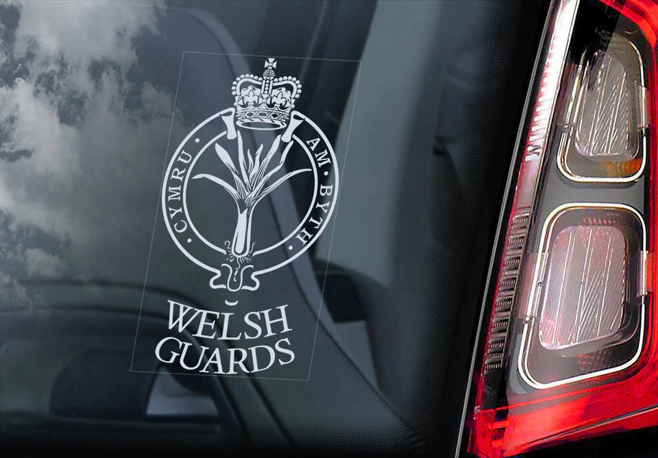 Walisischer Guards - Auto Sticker - Regiment Militär Armee Fenster Aufkleber - - Bild 1 von 1