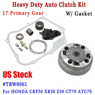KIT EMBRAGUE AUTOMÁTICO DE ALTA RESISTENCIA PARA HONDA CRF50 XR50 Z50 CT70 ATC70 HD TBW0961 Foto 1 de 4