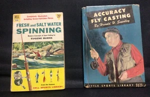 Vintage Books Fresh & Salt Water Spinning 1955 & Accuracy Fly Casting 1949 - Picture 1 of 6